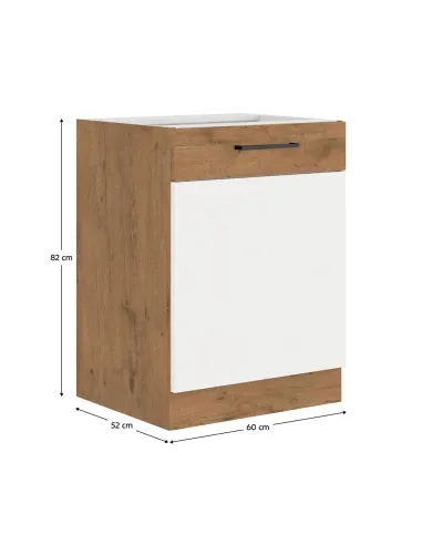 Cabinet bucătărie VEGA D60, 60x52x82 cm, PAL melaminat | MobilaOK