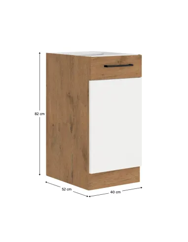 Dulap inferior VEGA, bucătărie, 40x52x82 cm, PAL melaminat | MobilaOK