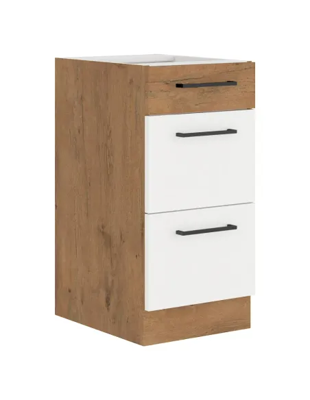 Dulap bucatarie VEGA Ducat inferior 3 sertare, 40x52x82 cm, PAL melaminat | MobilaOK