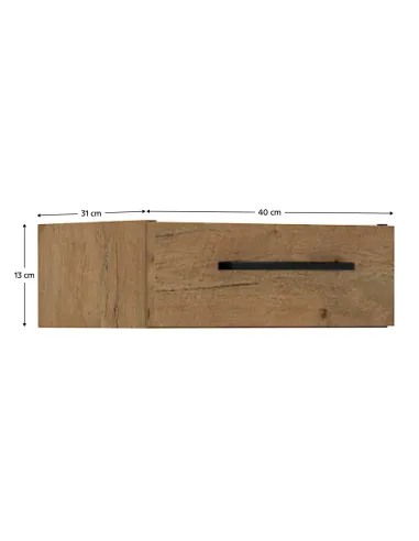 Comodă VEGA 40, dormitor, 40x31x13 cm, PAL melaminat stejar Lancelot | MobilaOK