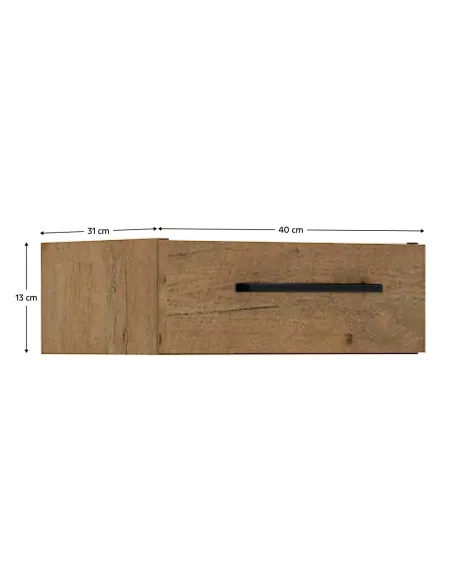 Comodă VEGA 40, dormitor, 40x31x13 cm, PAL melaminat stejar Lancelot | MobilaOK