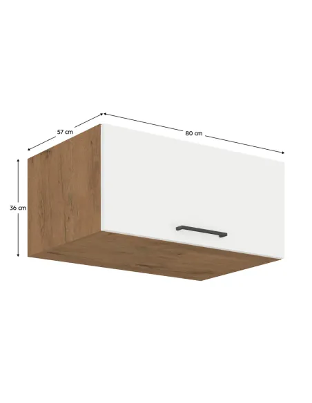 Dulap superior VEGA, bucatarie, 80x57x36 cm, PAL melaminat | MobilaOK