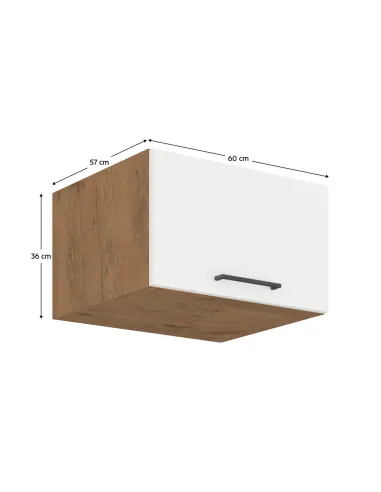 Cabinet superior VEGA, bucatarie, 60x57x36 cm, PAL melaminat | MobilaOK
