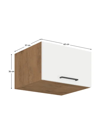 Cabinet superior VEGA, bucatarie, 60x57x36 cm, PAL melaminat | MobilaOK