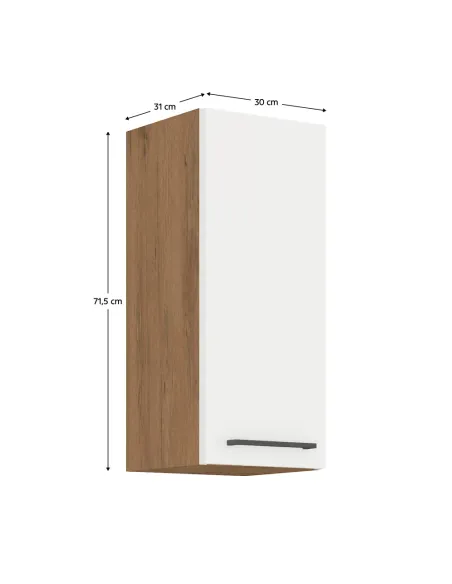 Cabinet superior VEGA 30, bucatarie, 30x31x71.5 cm, PAL melaminat | MobilaOK