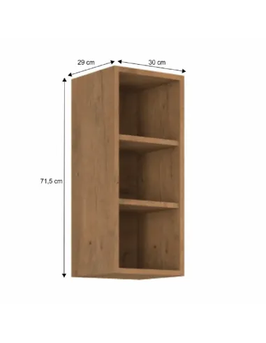 Cabinet de bucătărie VEGA 30 G-72 OTW, 30x29x71.5 cm, PAL melaminat stejar Lancelot | MobilaOK