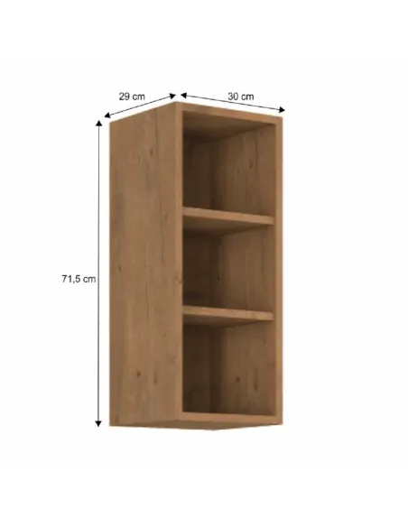 Cabinet de bucătărie VEGA 30 G-72 OTW, 30x29x71.5 cm, PAL melaminat stejar Lancelot | MobilaOK