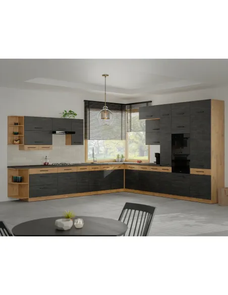 Cabinet de bucătărie VEGA 30 G-72 OTW, 30x29x71.5 cm, PAL melaminat stejar Lancelot | MobilaOK