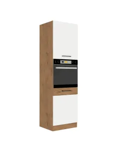 Dulap înalt VEGA 60 DP-210 2F pentru bucătărie, 60x57x210 cm, PAL melaminat | MobilaOK