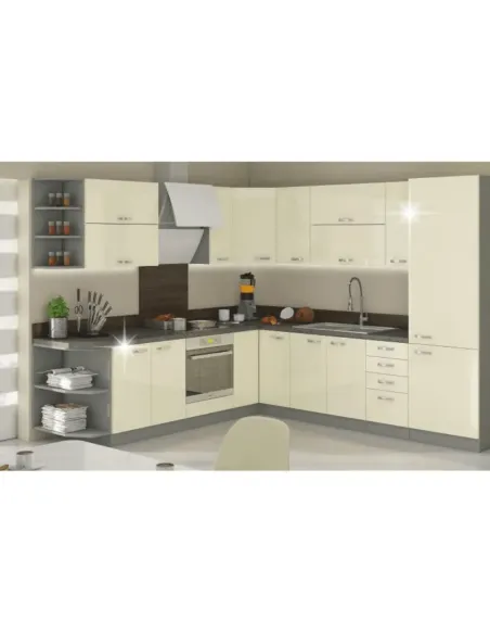 Cabinet bucătărie PRADO 40D 4S BB, 40x60x82 cm, PAL melaminat | MobilaOK