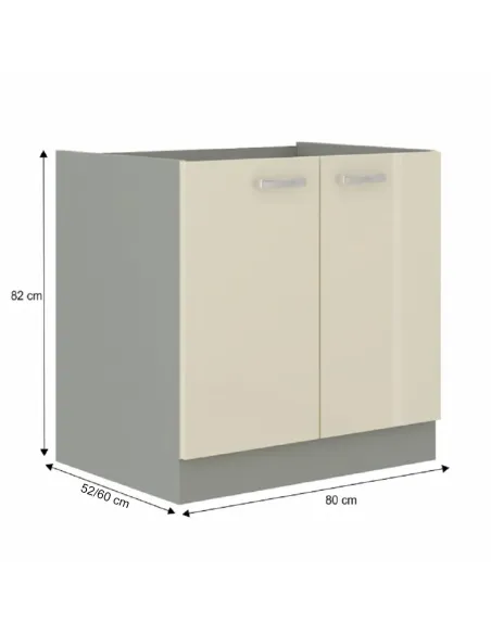 Cabinet bucătărie, PRADO, bucătărie, 80x60x82 cm, PAL melaminat | MobilaOK