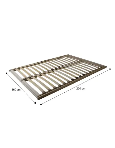 Somerie BASIC FLEX FRONT pentru dormitor, 160x200, Lemn mesteacăn | MobilaOK