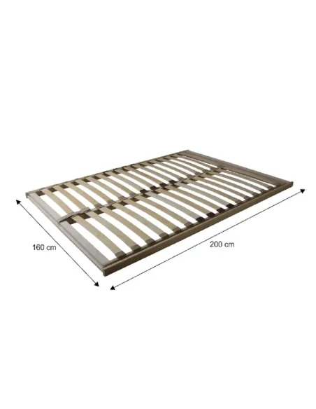 Somerie BASIC FLEX FRONT pentru dormitor, 160x200, Lemn mesteacăn | MobilaOK
