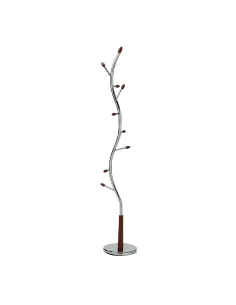 Cuier ZORO NEW, hol/dormitor, 30.5x30.5x182 cm, Lemn/Metal | MobilaOK