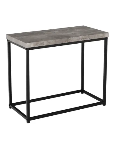 Măsuță de cafea TENDER living 60x30x50 cm Oțel/Lemn | MobilaOK