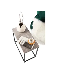 Măsuță de cafea TENDER living 60x30x50 cm Oțel/Lemn | MobilaOK 2