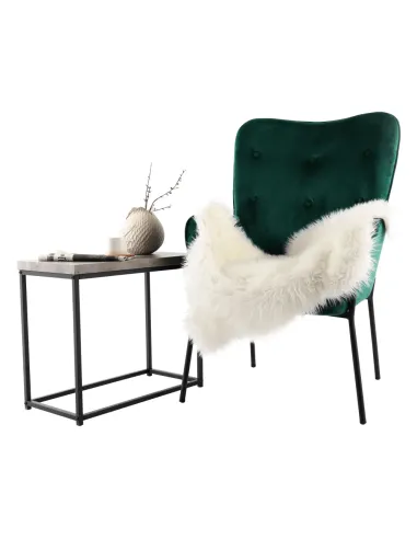 Măsuță de cafea TENDER living 60x30x50 cm Oțel/Lemn | MobilaOK