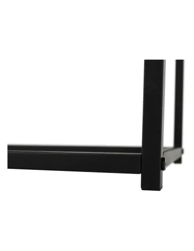 Măsuță de cafea TENDER living 60x30x50 cm Oțel/Lemn | MobilaOK