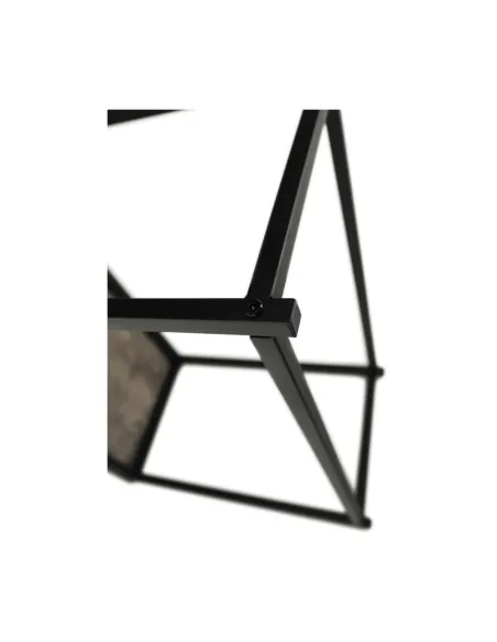 Măsuță de cafea TENDER living 60x30x50 cm Oțel/Lemn | MobilaOK