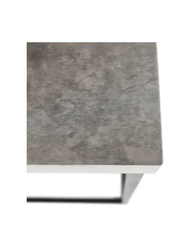 Măsuță de cafea TENDER living 60x30x50 cm Oțel/Lemn | MobilaOK