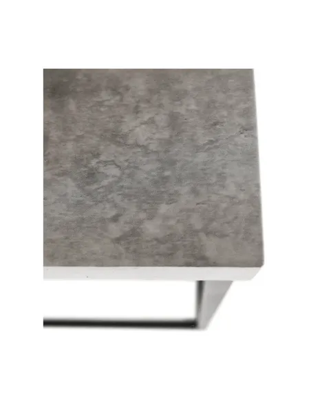 Măsuță de cafea TENDER living 60x30x50 cm Oțel/Lemn | MobilaOK