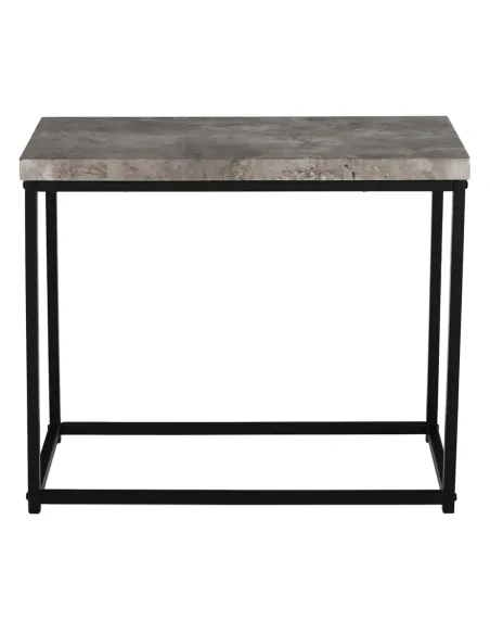 Măsuță de cafea TENDER living 60x30x50 cm Oțel/Lemn | MobilaOK