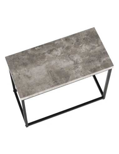 Măsuță de cafea TENDER living 60x30x50 cm Oțel/Lemn | MobilaOK