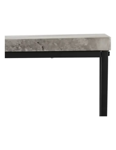 Măsuță de cafea TENDER living 60x30x50 cm Oțel/Lemn | MobilaOK