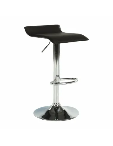 Scaun de bar LARIA NEW, bucătarie/bar, 37x38.5x64-85 cm, piele eco/crom | MobilaOK