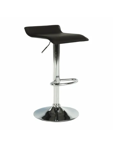Scaun de bar LARIA NEW, bucătarie/bar, 37x38.5x64-85 cm, piele eco/crom | MobilaOK