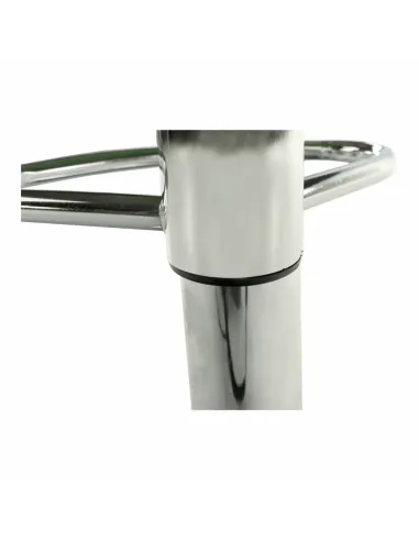 Scaun de bar LARIA NEW, bucătarie/bar, 37x38.5x64-85 cm, piele eco/crom | MobilaOK