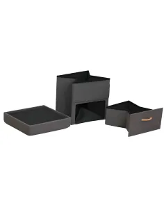 Taburet SULOT TYP 1, living/bucatarie, 42x42x43 cm, tesatura, sertar | MobilaOK 2