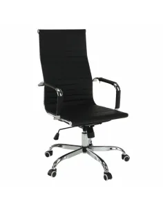 Scaun de birou AZURE 2, birou, 54.5x63x106-114 cm, piele ecologică/crom | MobilaOK