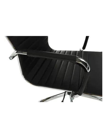 Scaun de birou AZURE 2, birou, 54.5x63x106-114 cm, piele ecologică/crom | MobilaOK