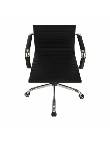 Scaun de birou AZURE 2, birou, 54.5x63x106-114 cm, piele ecologică/crom | MobilaOK