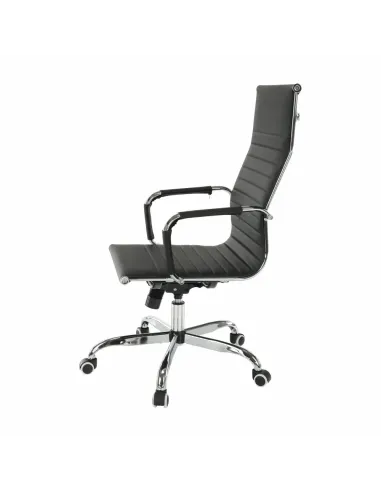 Scaun de birou AZURE 2, birou, 54.5x63x106-114 cm, piele ecologică/crom | MobilaOK