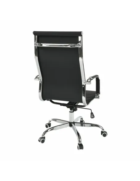 Scaun de birou AZURE 2, birou, 54.5x63x106-114 cm, piele ecologică/crom | MobilaOK