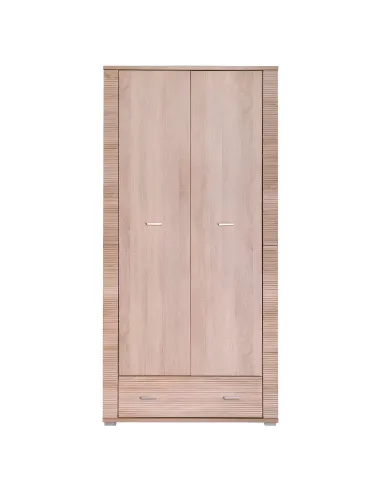 Dulap GRAND, living/dormitor, 92.8x192x55 cm, PAL laminat stejar sonoma | MobilaOK