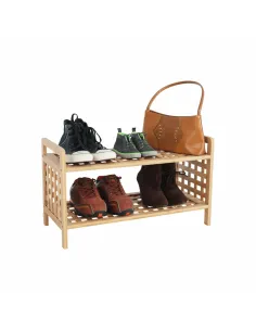 Dulap încălțăminte, SOVETO TYP 1, hol/dormitor, 60x27.5x35 cm, Bambus lăcuit | MobilaOK