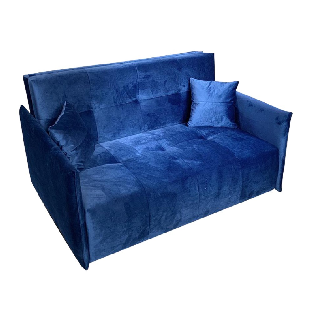 Canapea 3 locuri, ţesătură albastră Paris Riviera, ALANA din Material textil L146 x P105 x H85 cm  MobilaOK