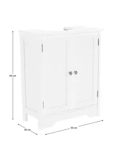 Dulap baie, ATENE TYP 3, baie, 50x25x60 cm, MDF lacuit | MobilaOK 2