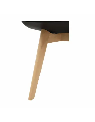 Scaun BALI 2 NEW pentru birou/living, 48x54x80 cm, din lemn/plastic/piele ecologică | MobilaOK