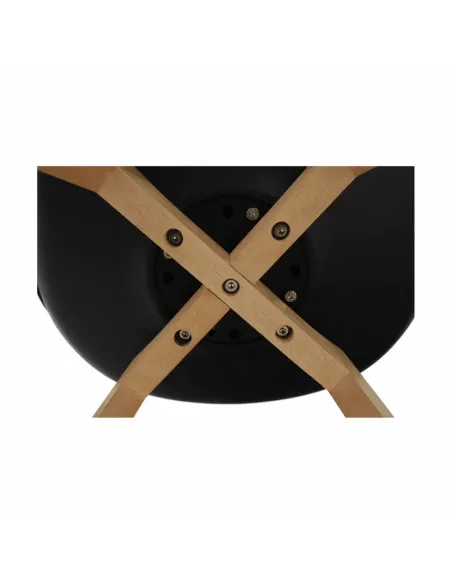 Scaun BALI 2 NEW pentru birou/living, 48x54x80 cm, din lemn/plastic/piele ecologică | MobilaOK
