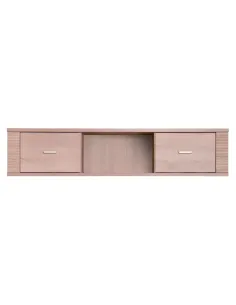 Dulap suspendat GRAND, pentru living/dormitor/birou, 139.2x33x25 cm, PAL melaminat stejar sonoma | MobilaOK