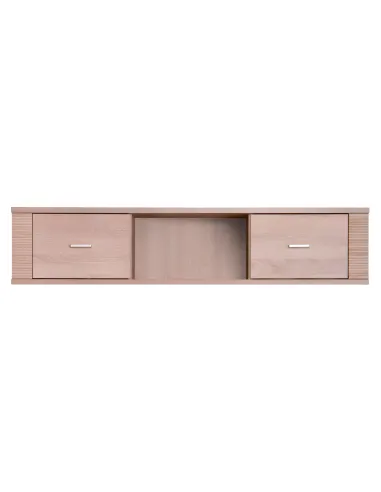 Dulap suspendat GRAND, pentru living/dormitor/birou, 139.2x33x25 cm, PAL melaminat stejar sonoma | MobilaOK