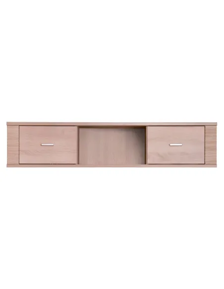 Dulap suspendat GRAND, pentru living/dormitor/birou, 139.2x33x25 cm, PAL melaminat stejar sonoma | MobilaOK