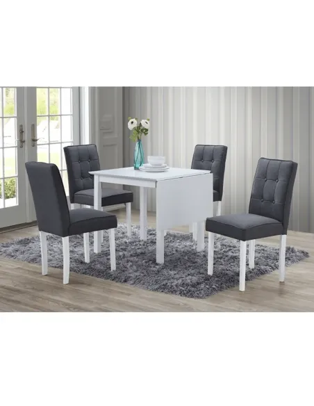 Set Dining BJORK NEW, living, 75-115x75x75 cm, PAL + Ţesătură | MobilaOK