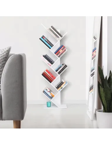 Raft, BAKI NEW TYP 1, bibliotecă living/dormitor, 43x20x143.5 cm, PAL melaminat | MobilaOK