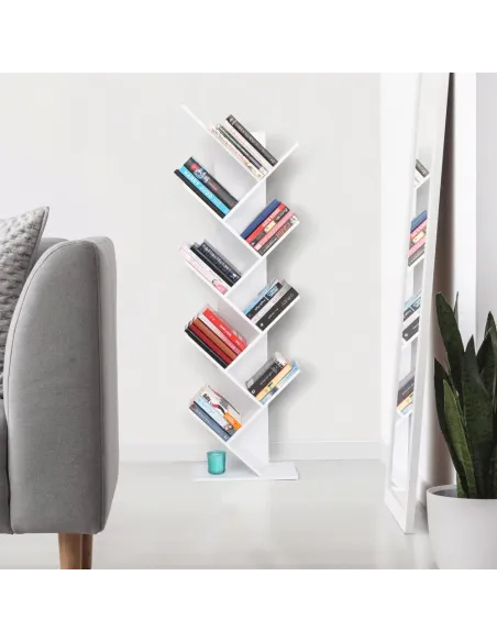 Raft, BAKI NEW TYP 1, bibliotecă living/dormitor, 43x20x143.5 cm, PAL melaminat | MobilaOK