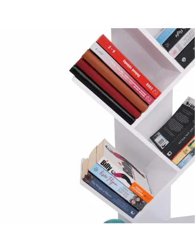 Raft, BAKI NEW TYP 1, bibliotecă living/dormitor, 43x20x143.5 cm, PAL melaminat | MobilaOK